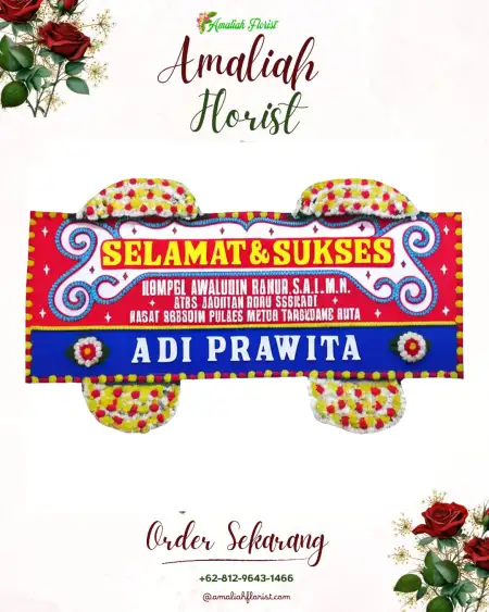 Papan Bunga Ucapan Selamat Pringgoboyo
